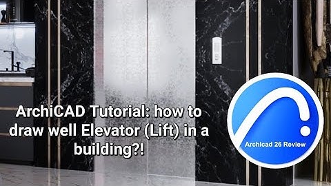 ARCHICAD Tutorial: How to draw well Elevator (Lift) in a building?!
