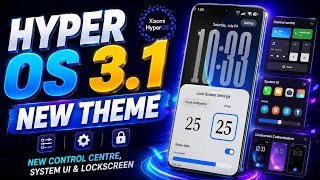 HyperOS 3.1 New Theme for POCO! New Control Center, System UI & Lockscreen 🔥 screenshot 4
