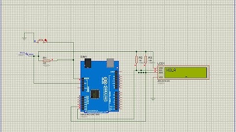 configuración de la pantalla(screen)LCD JHD-2X16-I2C en proteus, con la libreria Wire.h de arduino