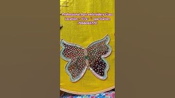 Aari work classes Virar || Aari work classes Mumbai || Aari embroidery work || Aari work design