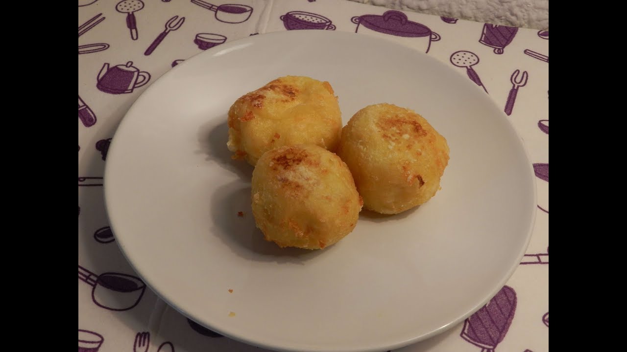 Frittierte Kartoffel-Mozzarella-Bällchen - YouTube