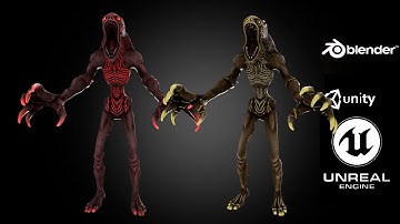 Swamp Horror Creature - Character Preview