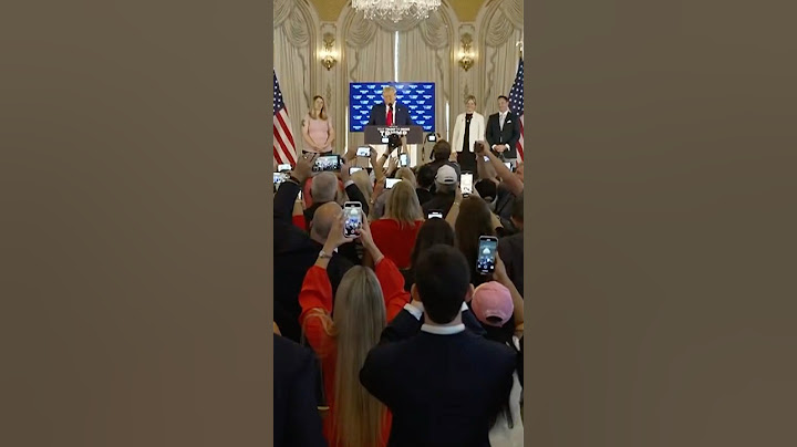 Trump Speaks on US Presidential Race at Mar-a-Lago