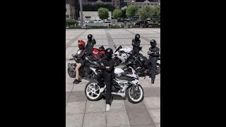 Relative, then confront directly #Gunfire#Biker Male#Transition#450sr