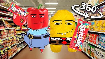 360° VR Skittles Meme Spongebob v2