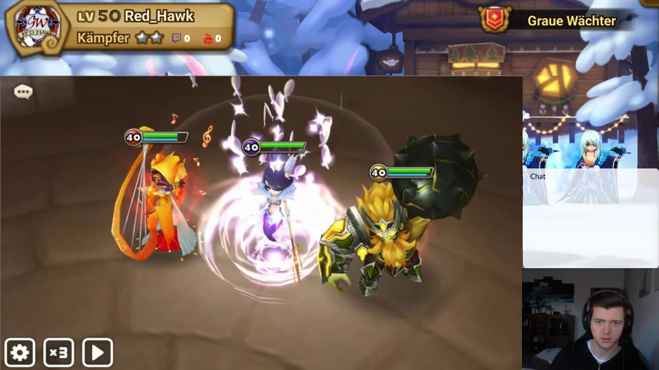 Summoners War: Guildbattle with Nat 3/4  only / Guardian 2