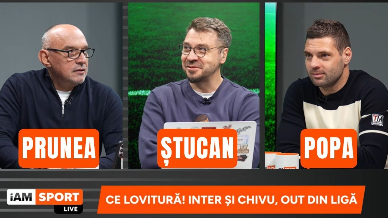 iAMsport LIVE - 25 Februarie | CE LOVITURĂ! INTER ȘI CHIVU, OUT DIN LIGĂ. Ștucan x Prunea x Popa