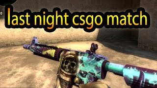 CSGO MM game with my new unboxed desolate space