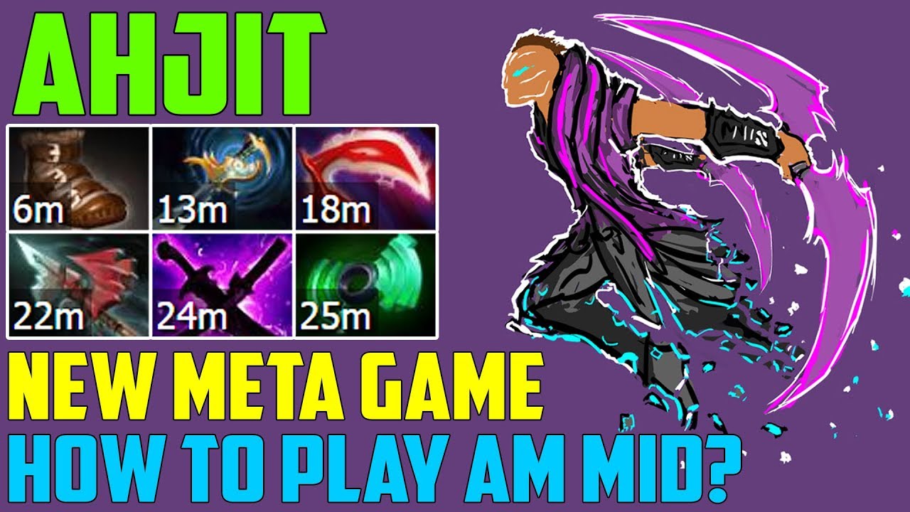 AhJit Anti-Mage | How to play MID? | Amazing Build | Dota 2 Gameplay 2017