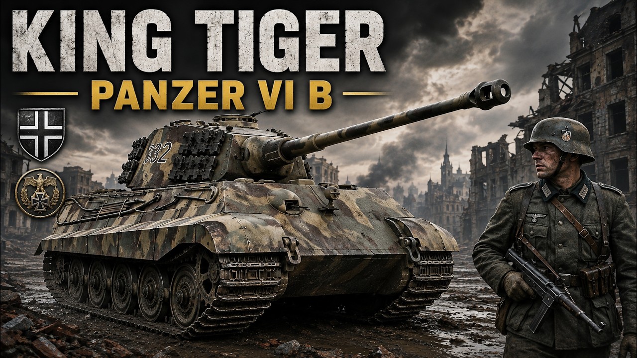 The mist was low over the railyard when I first saw it — a King Tiger sitting on the rails like something from an older age. I was a young soldier then, and I remember thinking it looked...