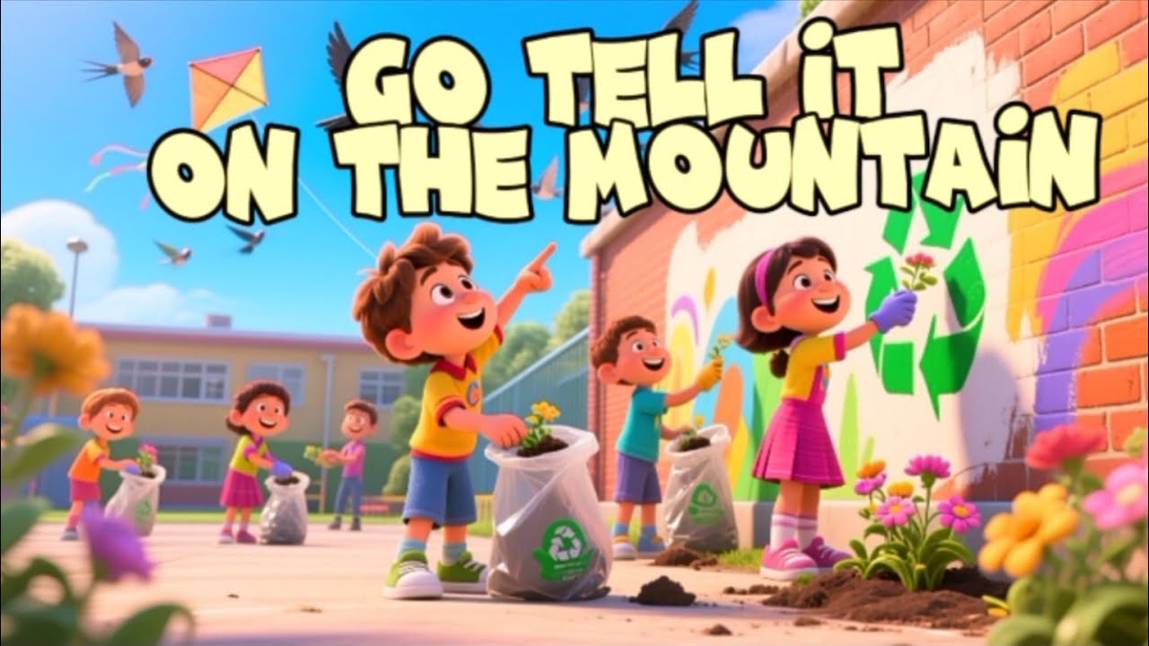 Go Tell It on the Mountain | Christian Kids Song | Tiny Disciples TV