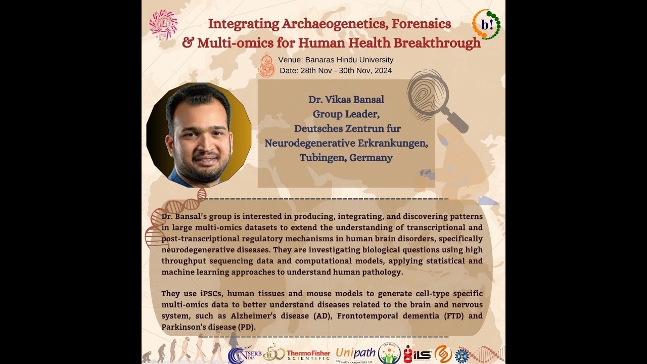 Dr. Vikas Bansal: Decoding Cell-Type Specific Mechanisms in Neurodegenerative Diseases