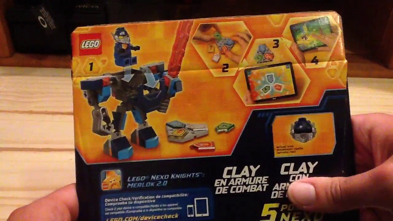 Lego 2017 Nexo Knights Battle Suit Clay 70362 Set Review