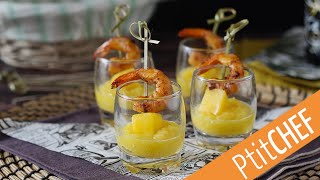 VERRINES CREVETTES ET MANGUE, les verrines parfaites pour un apéritif festif ! 🍤