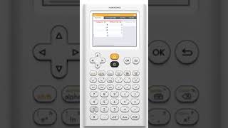 Calculer un écart type sur Numworks