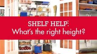 When it comes to measuring and determining the correct shelf heights for your closets, it can be hard if you don