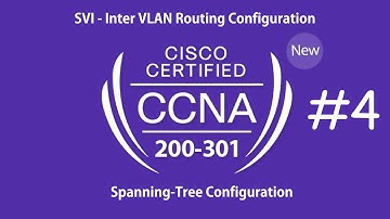 SVI - Inter VLAN Routing : STP configuration