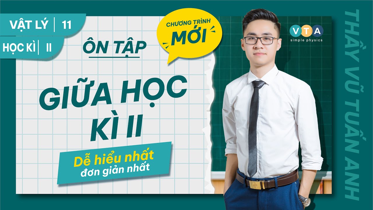 ÔN TẬP GIỮA HK2 - VẬT LÝ 11 - SÁCH MỚI