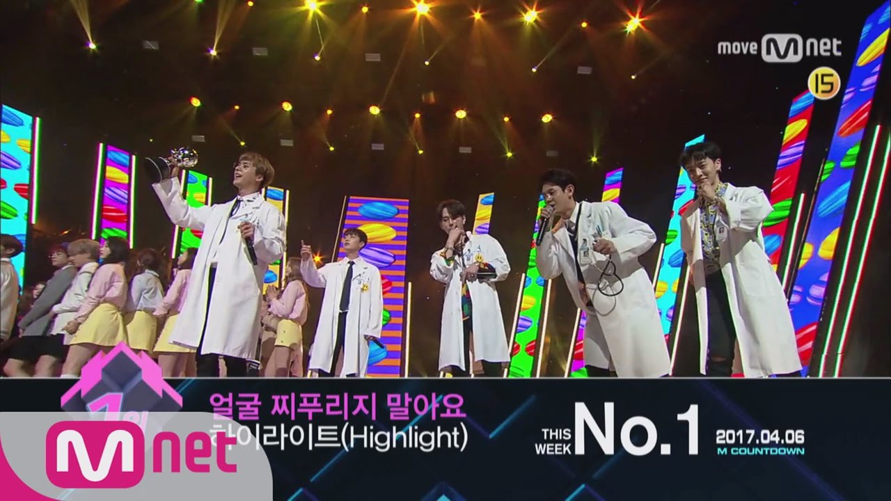 Top in 1st of April, 'Highlight' with 'Plz Don't Be Sad', Encore Stage! (in Full) M COUNTDOWN 170406