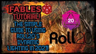 How to Use UPDATED Dynamic Lighting on Roll20 Wealth