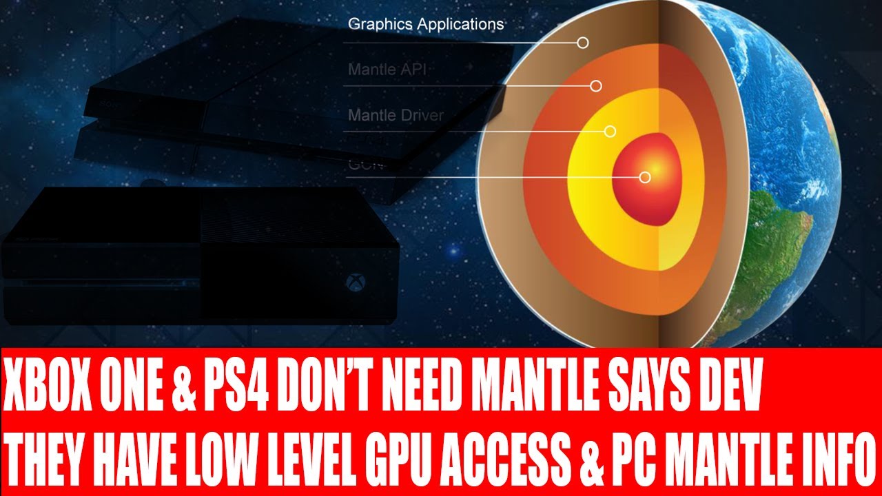 Xbox One & PS4 Do Not Need Mantle - Devs On Low Level GCN Architecture Access - Info