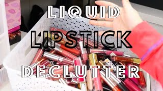 LIPSTICK COLLECTION DECLUTTER PART 2 2020 | GETTING RID OF OLD LIPSTICK