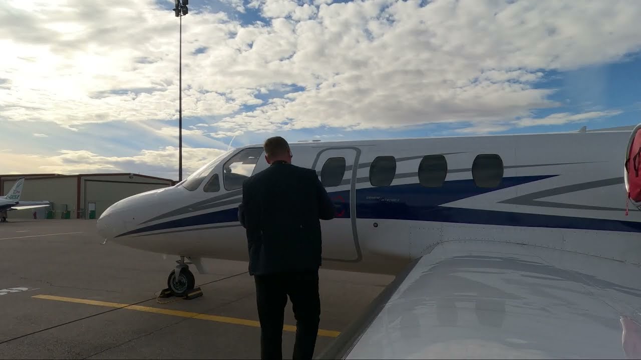 Las Vegas - Denver - Citation 501 - Full Flight