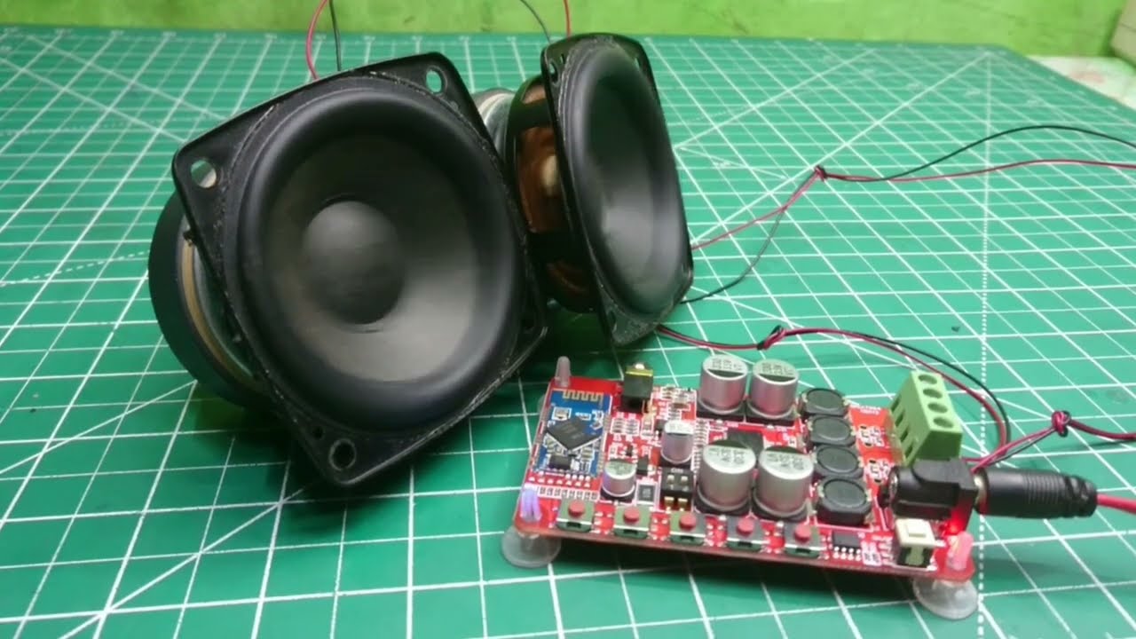 UNBOXING TEST REVIEW AMPLIFIER TDA 7492p 2X25watts CSR8635 BLUETOOTH CHIP dengan speker VIRAL