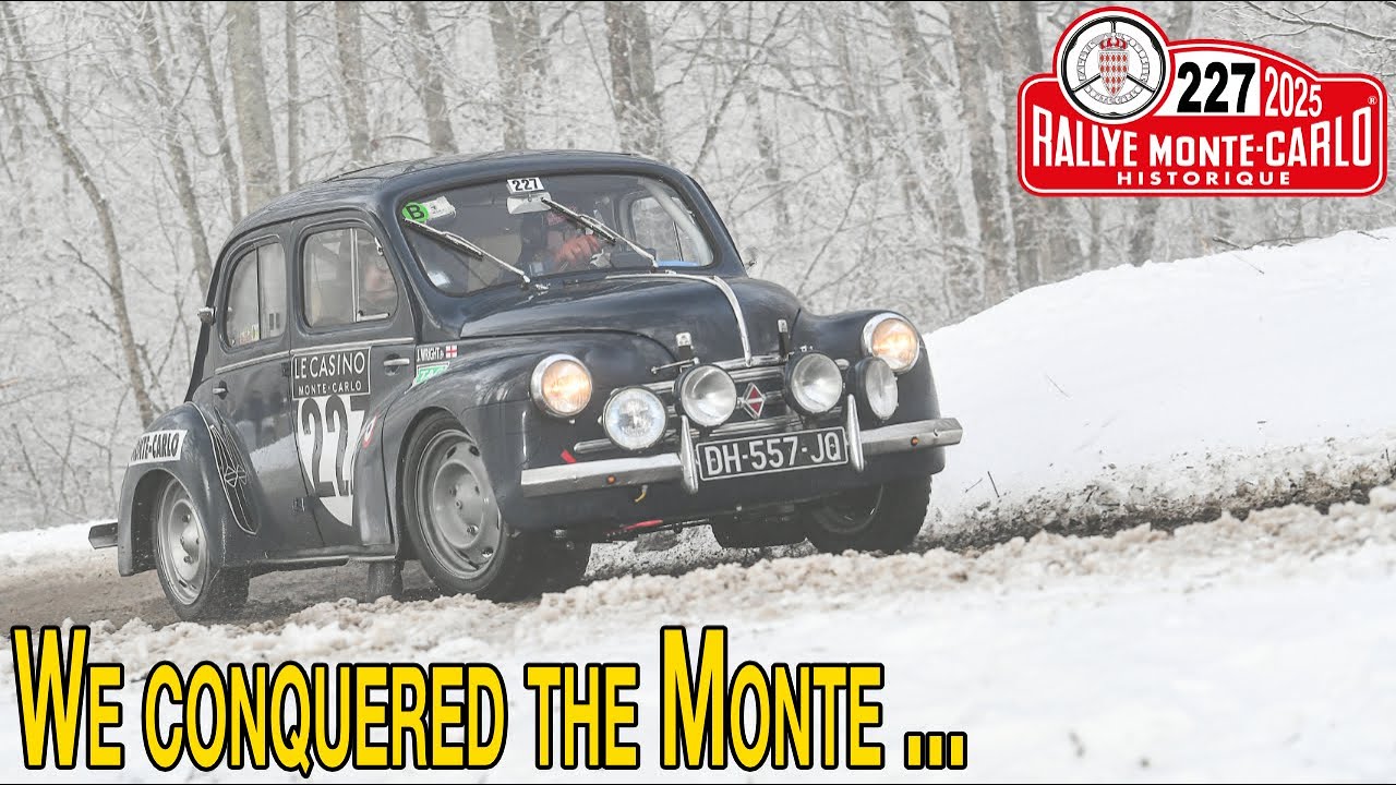 Rally Monte Carlo Historique 2025 | Renault 4CV 1955