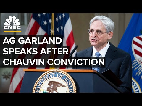 Attorney General Merrick Garland speaks after Chauvin conviction  — 4/21/21