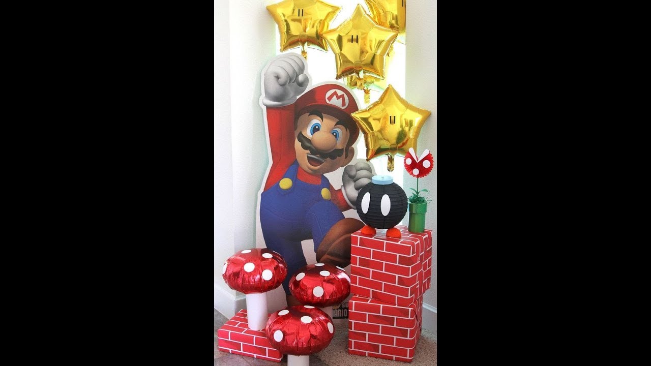 Ideas para decorar tu fiesta de Super Mario Bros - Todo Bonito