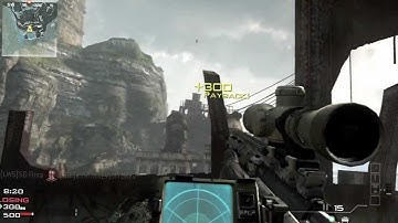 Random nosescope headshot cross map on aground mw3