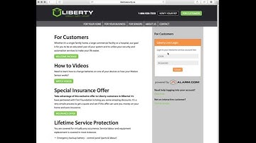 Login to Liberty Live from your Browser