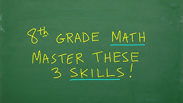 8th Grade Math – 3 Important Skills You MUST Learn!