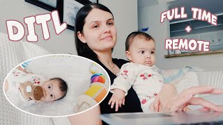 A DAY IN MY LIFE | WORKING A 9-5 FULLY REMOTE WITH A BABY!
