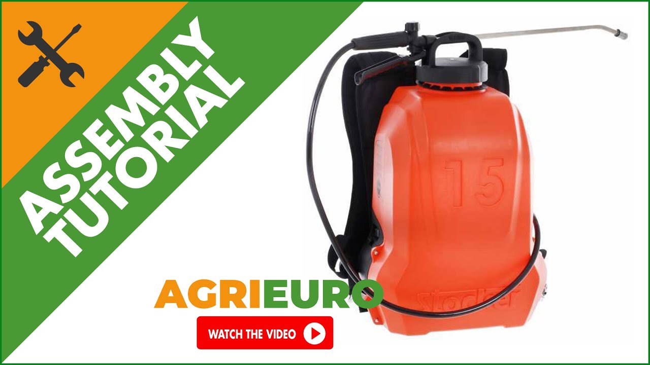 Stocker Ergo 15 Knapsack Sprayer - Lithium battery - 15 L - 5 bar - Assembly tutorial