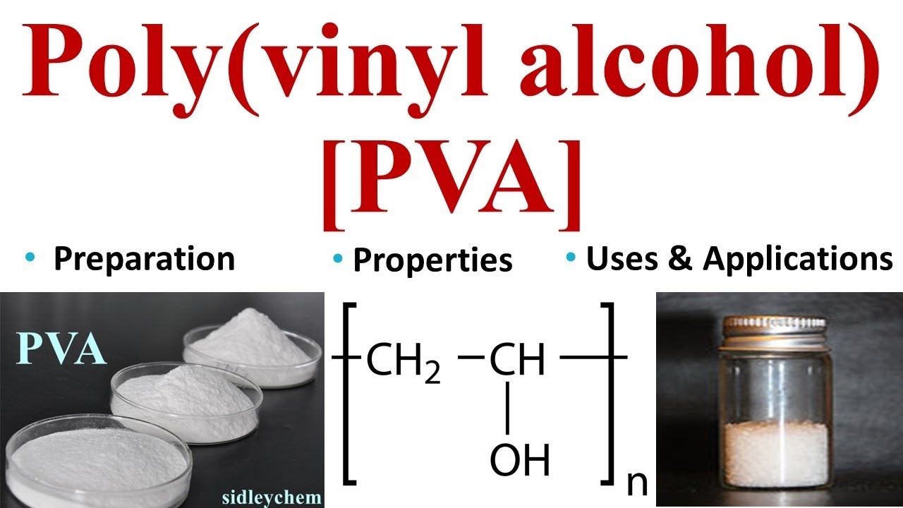 Polyvinyl alcohol  PVA  Some important Polymers  UG PaathShaala  polyvinylalcohol  PVA