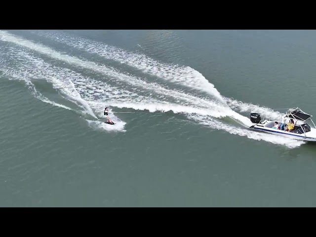 李逸嵐｜剪輯與空拍創作 - 社子島迎星碼頭滑水空拍