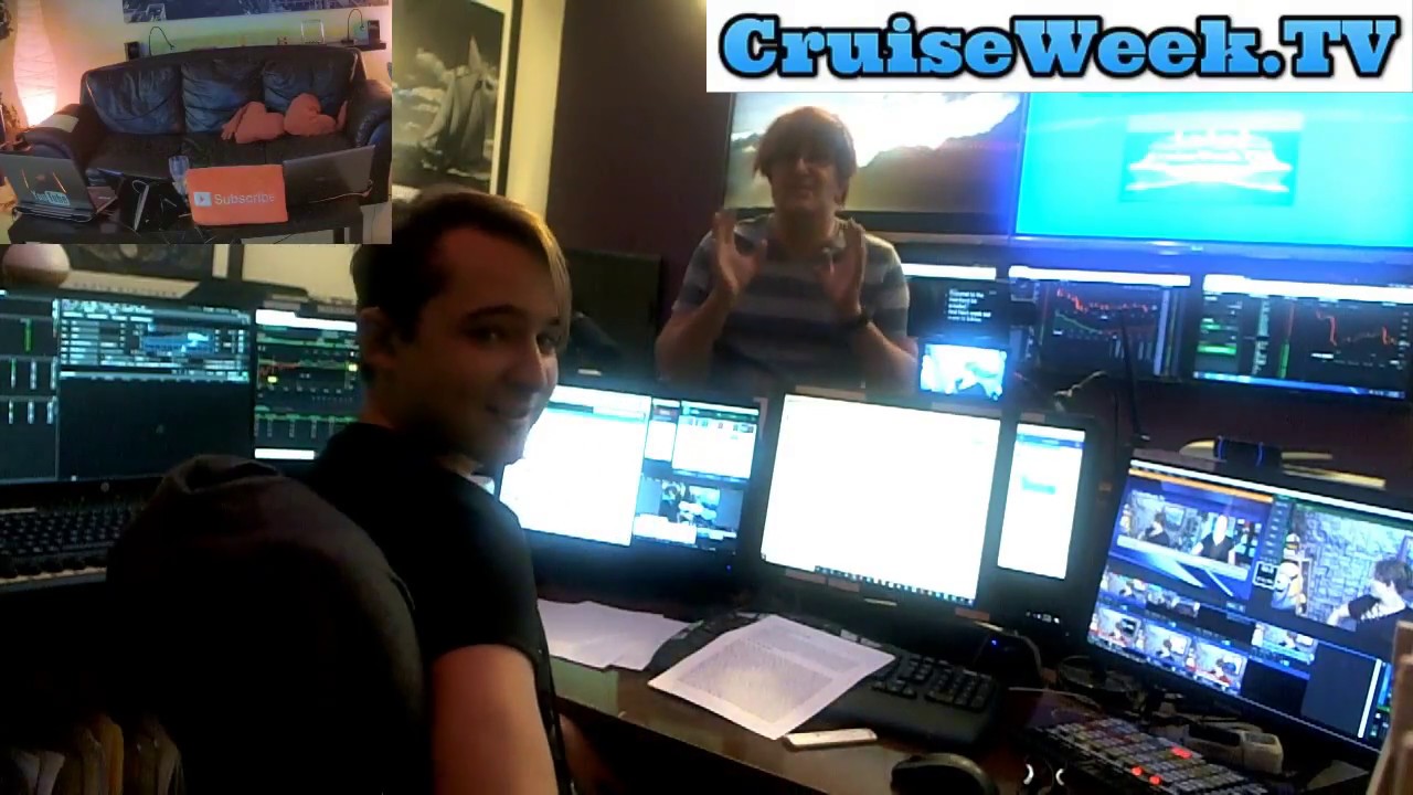 CruiseWeek TV BTS Live A live stream showing you how the show is put together