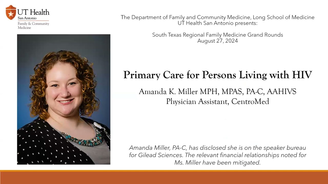 TAFP: Primary Care for Persons Living with HIV