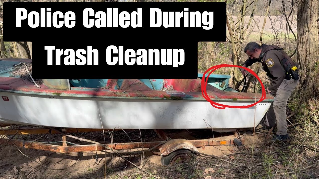 Why I had to call the police when removing trash from our property.