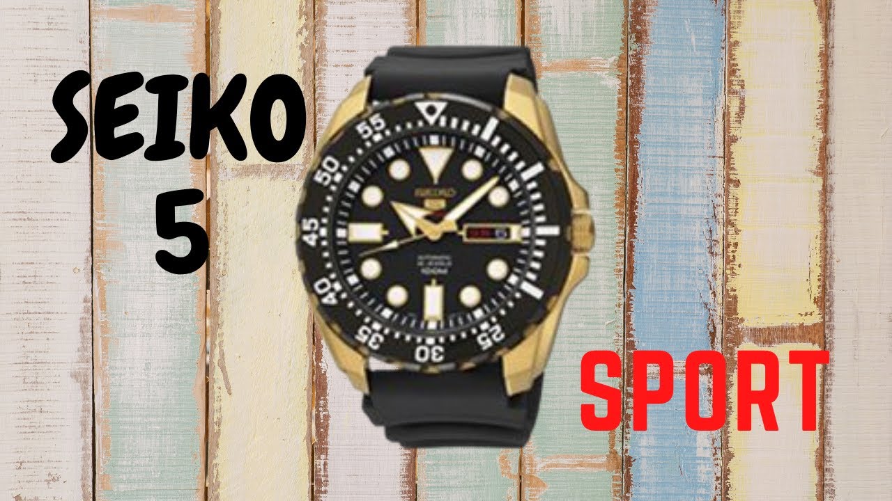 Seiko 5 Sports 4R36-03T0 - YouTube