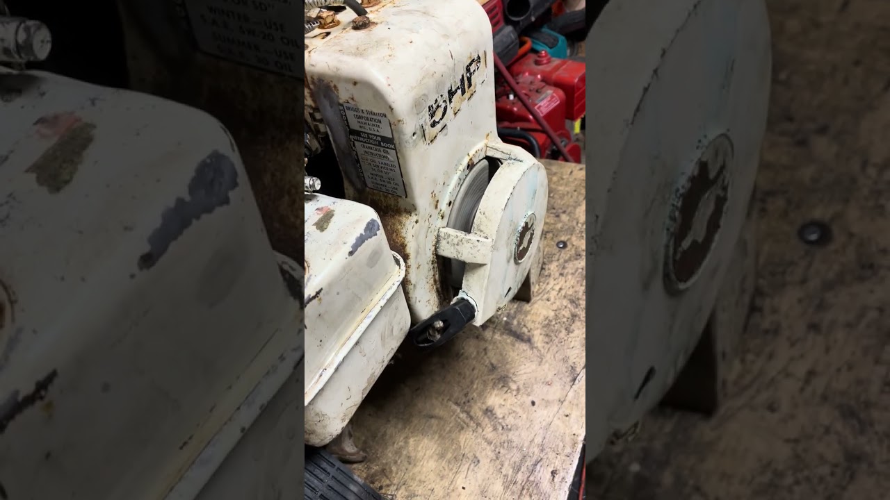 Western Auto Wizard compost grinder - 1975 5 HP Briggs - returned to life