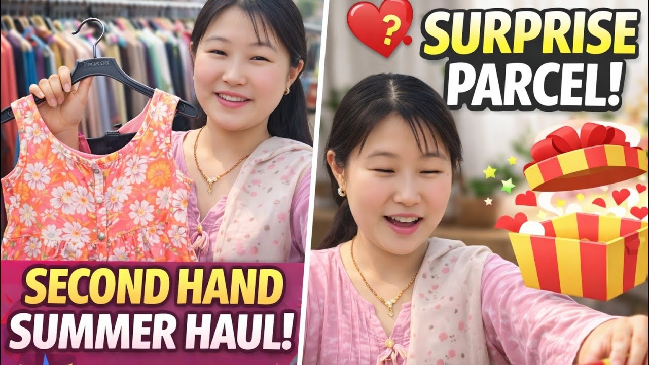 Thrift Summer Haul 😍 | Shopping at Local Market + Husband’s Sweet Surprise 🎁💖