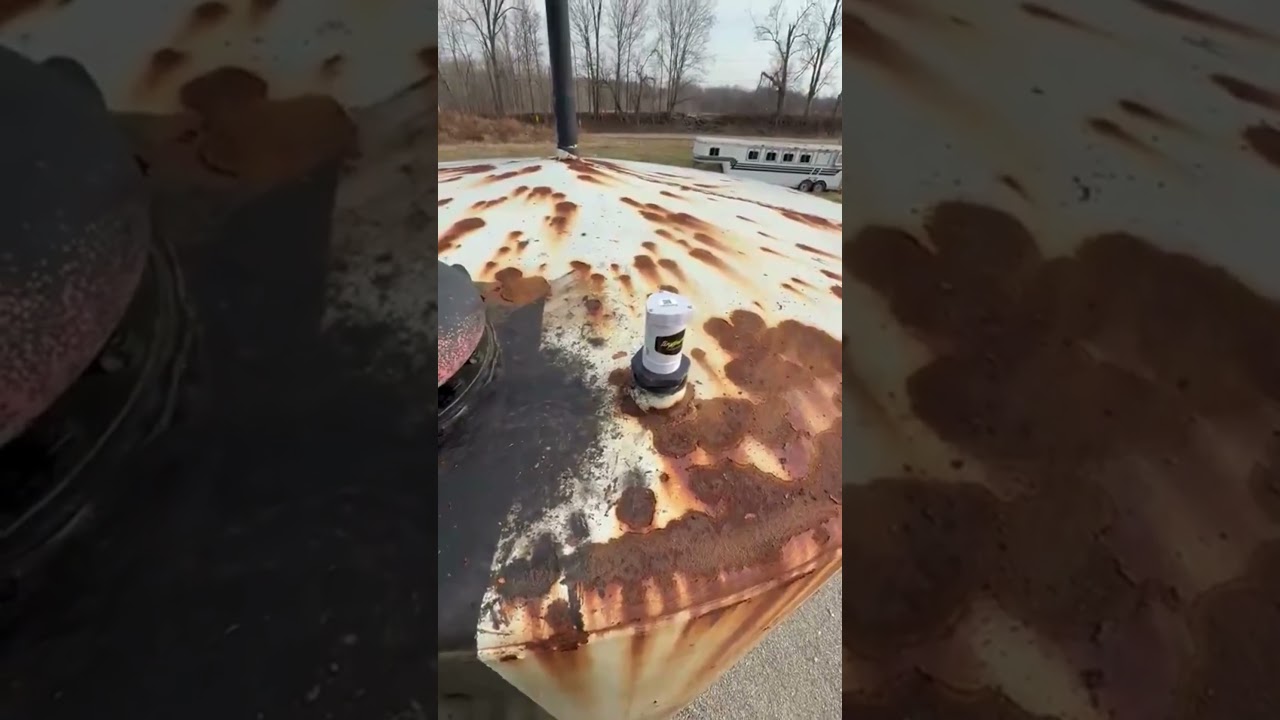 Travis from Illinois pulling live readings from a TinyPumper tank battery he installed that morning