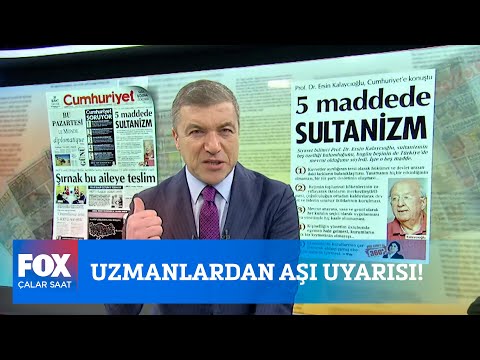 Uzmanlardan aşı uyarısı! 1 Kasım 2021 İsmail Küçükkaya ile Çalar Saat