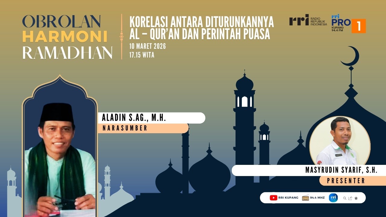 [LIVE] HARMONI RAMADHAN: KORELASI ANTARA DI TURUNKANNYA AL - QUR'AN DAN PERINTAH PUASA