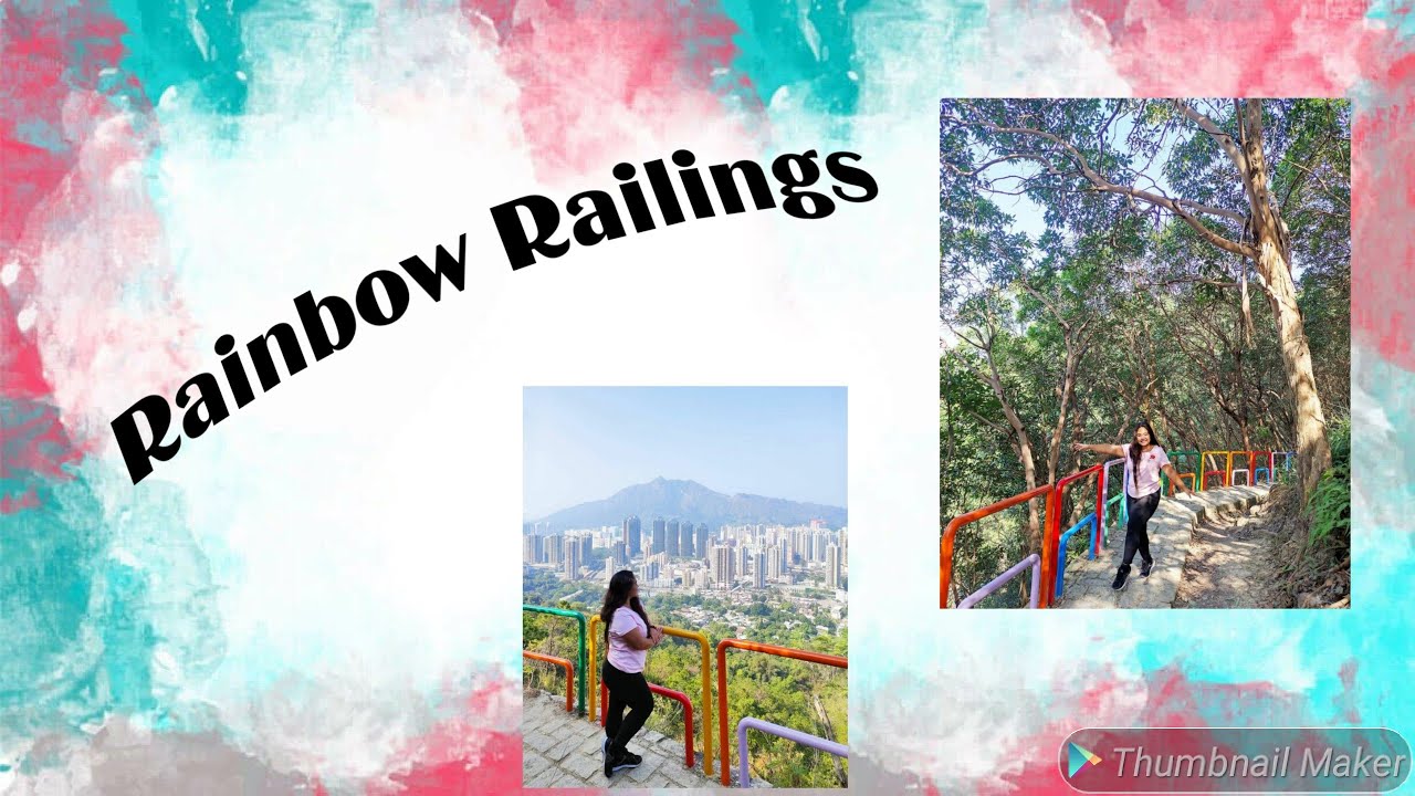 Raingow Railing Rainbow Railings - YouTube