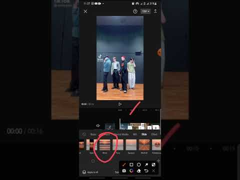 Blinds Transition On CapCut Apps