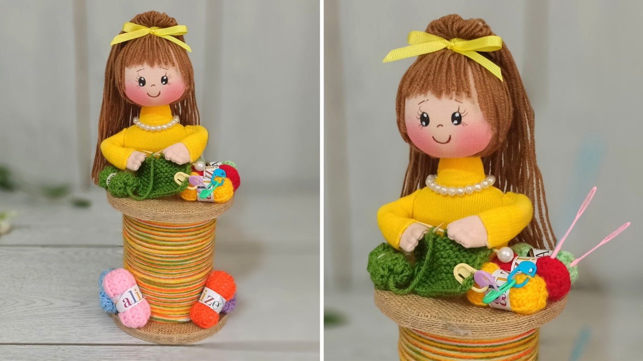 Сделай сам:/Я больше не выбрасываю пластиковые контейнеры😍Самая милая швейная шкатулка из мусора